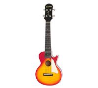 Epiphone Les Paul Acoustic/Electric Ukulele Outfit Heritage, Cherry Burst Finish, Piezo Pickup, 15 scale