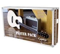 Epiphone PR-4E Player Pack (UK) Acoustic Electric Guitar Pack, Black, Set of 8 Pieces (Amazon Exclusive)