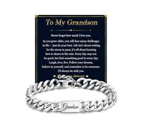EPIRORA Cuban Chain Bracelet Boy Gifts for Grandson