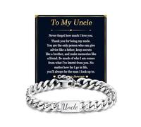 EPIRORA Cuban Chain Bracelet Fathers Day Birthday Gifts for Uncle