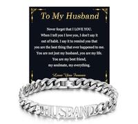 EPIRORA Cuban Chain Bracelet Gifts for Son Grandson Grandad Brother Husband Dad Daddy Uncle Nephew