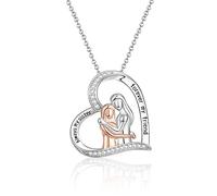 EPIRORA Sister Birthday Gifts for Sister from Sister - Sterling Silver Always My Sister Forever My Friends Love Heart Pendent Necklace Jewellery Gifts for Women Girls Friends