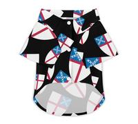 Episcopal Church Dog Shirt for Dogs & Cats Breathable Short Sleeve Pet T-Shirt Lightweight Dog Summer Tops M