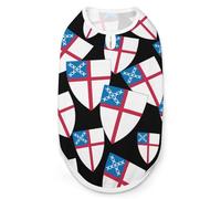 Episcopal Church Dog Shirt for Dogs & Cats Soft Breathable Pet Vest T Shirt Lightweight Dog Tank Top S