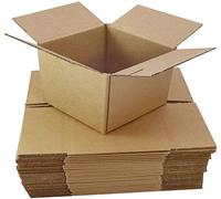 EPISENT 25 PACK Small to Large Size Cardboard Shipping Mailing Postal Single Wall Gift Boxes Strong for Packing, Posting & Storage, Durable and Perfect for Any Business. (6"X6"X6"(152X152X152 CM))