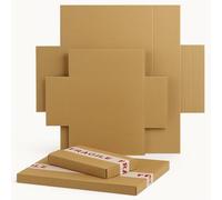 EPISENT C4,C5,C6 Brown Royal Mail large Letter Size Cardboard Mailing Cartons/Boxes, Durable and Perfect for Posting Small, Medium and Kraft Items, (C6 X25)