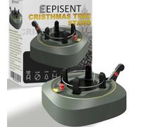 EPISENT Christmas Tree Stand for Large Trees Up to 2.5m | Heavy Duty, Stable Base with 3.2L Water Reservoir & 35cm Wide Diameter | No-Tilt, Easy Assembly for a Perfect Holiday Display