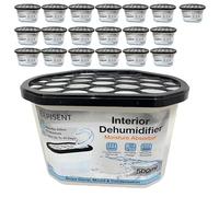 EPISENT Dehumidifier 500ml - Pack of 20, Disposable Moisture Absorbers for Damp, Mould, Mildew & Condensation, Odour-Free Humidity Control Damp Traps for Home, Bedroom, Wardrobe, Garage & Caravan