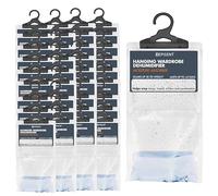 EPISENT Hanging Wardrobe Dehumidifier Pack of 36, Moisture Absorber Bags for Damp, Mould & Condensation, Stops Musty Smells in Wardrobe, Bathroom, Office, Caravan, Basement & Garage