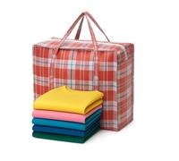 EPISENT Laundry Bags - Heavy Duty Zip Storage Box for Moving & Packing - Waterproof Reusable Holdalls with Handles - Wardrobe Storage, Clothes, Toys - Assorted Colors (1 Pack)