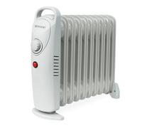 EPISENT Oil Filled Radiator Heater 11 Fin 1000W, Compact & Quiet Portable Electric Heater with Adjustable Thermostat, Overheat & Tip Over Protection, Free Standing Oil Radiator for Home & Office