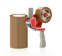 EPISENT Packaging Tape Gun Dispenser, Heavy Duty Packing Tape Dispenser for Parcel Boxes, Fits 48 mm Packaging Tape