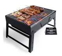 EPISENT Portable Folding Charcoal Tabletop Barbecue Grill Trolley - Heavy Duty BBQ with Quick Start Charcoal & Coal Burner for Outdoor Grilling
