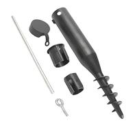EPISENT Rotary Washing Line Spike | Plastic Screw Spike in Ground - Washing Line Parasol Holder Soil Stand | No Need for Concrete - Parasol, Flags, Activity Poles, Bird Feeders, and Rotary Airers
