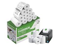 EPISENT Till Rolls 57x40 Thermal, Card Machine Paper Rolls, PDQ & Credit Card Machine Rolls, Clear Print Receipt Paper for Chip & Pin Terminals (Pack of 20)