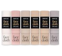 Epished Country Club 8 Pack Super Soft Face Cloths Ultra Absorbent Cotton Flannels Gentle on Skin Luxury Washcloths for Face and Body Quick Drying Reusable Bathroom Towels Essential Home Collection