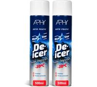 Epished De Icer Spray 500ml Twin Pack (2 x 500ml) - Fast Acting Ice Remover Spray for Car Windscreens, Windows & Mirrors - Quick Defrost Formula for Winter Driving, Effective Deicer for Vehicles