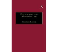 Epistemology and Method in Law (Applied Legal Philosophy)