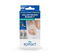 Epitact Bunion Corrector Flexible Hallux Valgus for Day Use - Relieves Pain and Corrects Bunion for Big Toe - Size L
