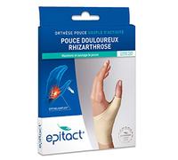 Epitact | Soft Activity Thumb Brace | Thumb Osteoarthritis, Rhizarthrosis | Relieves Joint Pain at the Base of the Thumb | Freedom of Movement | French Innovation (S, Left)