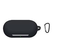 EPITHI OnePlus Buds Z2 Case, Silicone Case Cover Skin for OnePlus Buds Z2 (2022) (Earbuds Not Included).(Black)