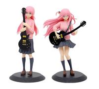 Epitome Anime Figures Bocchi The Rock 2Pcs Standing Holding The Guitar Models Gotō Hitori Ornaments Car Desktop Decoration