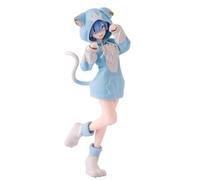 Epitome Anime Figures Girls Rem/Ram/Emilia Cat Ears Parker Models Desktop Decoration Collectible Gifts 20Cm (Remu)