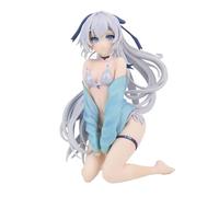 Epitome Aqua Anime Figure Cute Sexy Anime Characters Kneeling Position Action Figure Sexy Anime Figure PVC Model Statue Desktop Decoration Collection Gifts for Fans