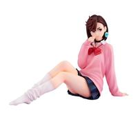 Epitome Ayase Momo Figure DAN DA DAN Anime Figure 8cm Mini Sitting Posture Girl Model Cartoon Character PVC Figurine Christmas Home Desk Ornament Birthday Decoration Gift For Fans