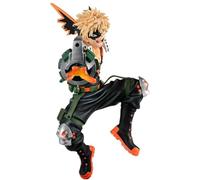 Epitome Bakugou Katsuki Anime Figure MHA Action Figure Statue Combat posture Dynamic Design Model PVC Model Statue Ornaments Collectible Desktop Decoration Gifts for Fans