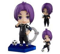 Epitome Blue Lock Figure Reo Mikage Anime Figure Q Version Anime Character Figure Animation Action Figure PVC Model Statue Collectibles Ornaments Desktop Decorations Gifts