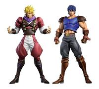 Epitome Dio Brando Figure Jonathan Joestar Action Figure Cartoon Characters Statue PVC Model Collectibles Ornaments Desktop Decorations Gifts for Fans (Jonathan Joestar+Dio Brando)