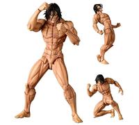 Epitome Eren Jaeger Action Figure Attacking Giant Amine Figure Combat Scene Model with Moving Joints Statue PVC Model Collectibles Ornaments Desktop Decorations Gifts for Fans