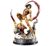 Epitome Eren Jaeger Figure Anime Action Figure Eren Jaeger Battle Stance Anime Character Rips Figure The Jaw Giant Apart PVC Model Statue Collectibles Ornaments Desktop Decorations Gifts
