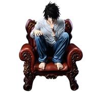Epitome L Figrue DEATH NOTE Anime Figure Sofa Squat Position Model L PVC Statue Desktop Ornaments Decoration Souvenir Collection Gift for Fans