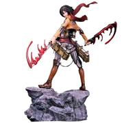 Epitome Levi Anime Figure Eren Action Figure Battle Scene Statue Manga Character SanLi PVC Model Desktop Decoration Collection Gifts for Fans