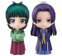 Epitome Maomao Figure The Apothecary Diaries Anime Figure Maomao/Jinshi Interchangeable Accessories Model Cartoon Character Statue Ornaments Desktop Collection Gifts for Fans (Maomao+Jinshi)
