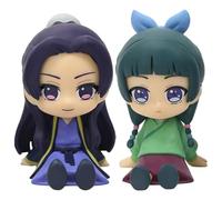 Epitome Maomao/Jinshi Figure The Apothecary Diaries Anime Figure Sitting Posture Cute Statue PVC Model Desktop Decoration Collection Gifts for Fans (Jinshi+Maomao)