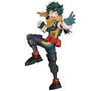 Epitome Midoriya Izuku Figure MHA Anime Figure Battle Scene Action Model 21cm Manga Character Standing Statue Ornaments Desktop Collection Gifts for Fans