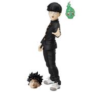Epitome Mob Psycho 100 Anime Figure Kageyama Shigeo Figure Interchangeable Head Mob Figurine 16cm PVC Model Ornaments Desktop Collection Gifts for Fans