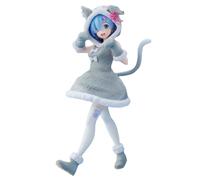 Epitome Re:Zero Figure Rem Anime Figure Cartoon playful Cute Dynamic Posture Action Figure Remu PVC Model Statue Collectible Decoration Ornaments Gifts