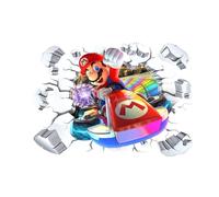 epivo 3D Game Wall Decal - for Boys' Bedroom Peel & Stick Cartoon Wall Decor for Kids Room Cartoon Animation Wall Decals Removable Birthday Party Decorations Supplies (Size 23.7 x 17.7 inch)