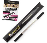 Epiwand Facial Hair Remover Spring Threading Tool - Our Women’s Facial Epilator Coil Removes Peach Fuzz, Chin, Cheek, Neck, Mustache and Upper Lip Hair Quickly - Includes Instructions and Gift Box