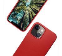 eplanita Eco Mobile Phone Case Compatible with iPhone 14 Plus, Plant Fibre, Drop Protection Cover, Durable and Sustainable (for iPhone 14 Plus, Red)