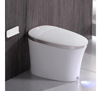 EPLO Smart Toilet with Bidet Built In, Luxury Bidet with Heated Seat ADA Comfort Height & Foam Dispenser, Elongated Japanese Toilet with Automatic Flush, Dryer, Night Light, TEMP Display - iX7 MT