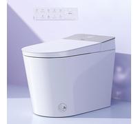EPLO X9 Smart Toilet with Foam Dispenser, Auto Open/Close, ADA Comfort Height, Auto Flush, Blackout can Flush, Heated Seat,One Piece Elongated Bidet Toilet with Tank Built in,1000 Gram MaP Flush Score