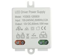 EPLZON 12V/DC 10W Mini LED Transformer Driver for 12V LED Lights and Other Power Supplies, Small and Flat, No Minimum Load Requirements (1 pcs)