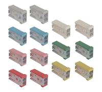EPLZON 15A 20A 25A 30A 40A 50A 60A 32V Mini Slotted Automotive MCASE Shaped Cartridge Fuse Kit(pack of 14pcs)
