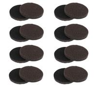 EPLZON 16pcs Performance Pads Power Scrubber Pads Set Electric Scrubber Replacement Scouring Pads fit for Dremel Versa Scouring Pads,Browm