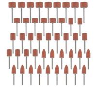 EPLZON 45Pack Sanding Bits for Dremel Rotary Tool Grinding Stone Sanding Drill Bits with 1/8" Shank for Grinding Polishing Deburring Ferrous Metal